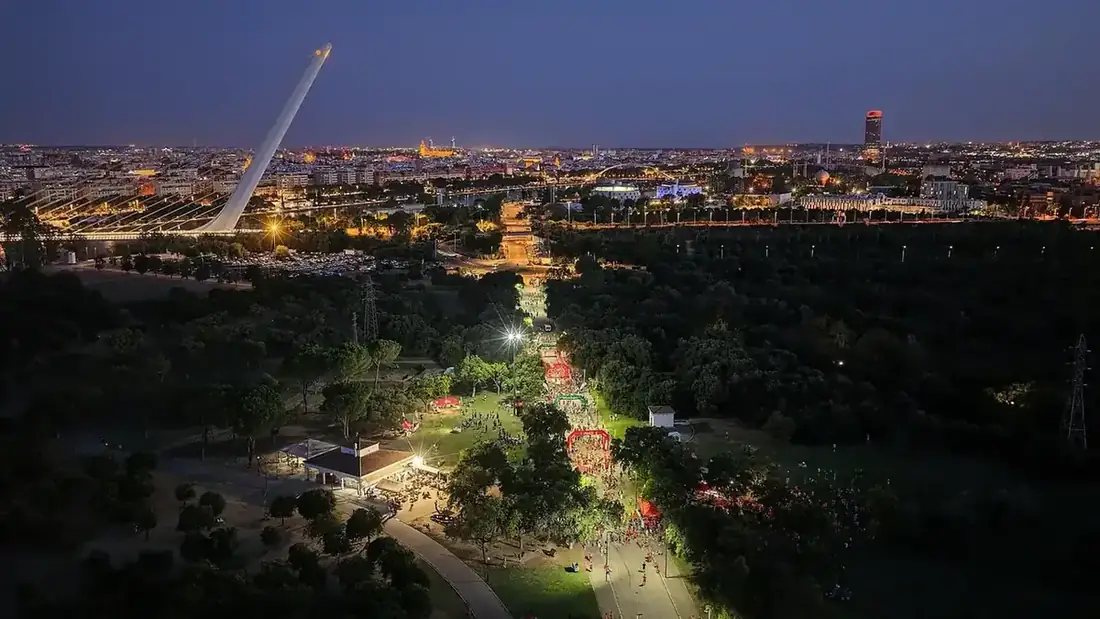 Vuelo nocturno con dron